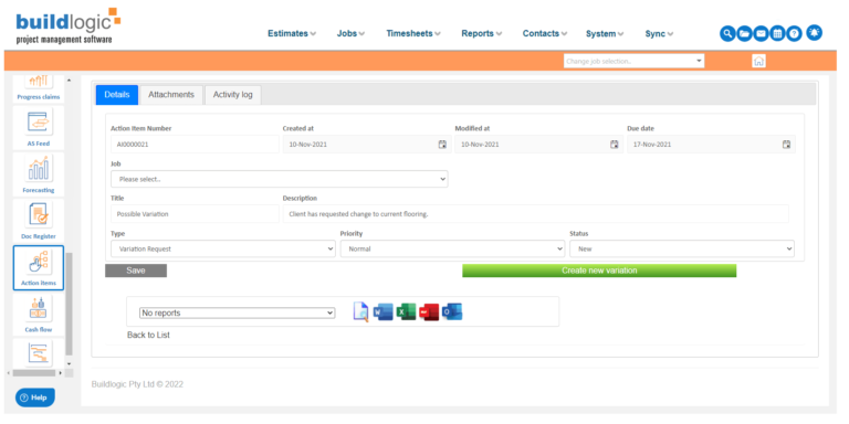 Construction Project Management Software | Buildlogic