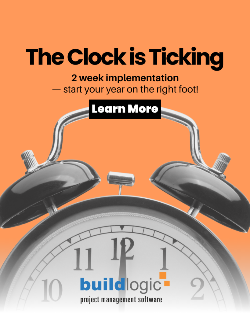 Implementation 2 weeks for construction management software