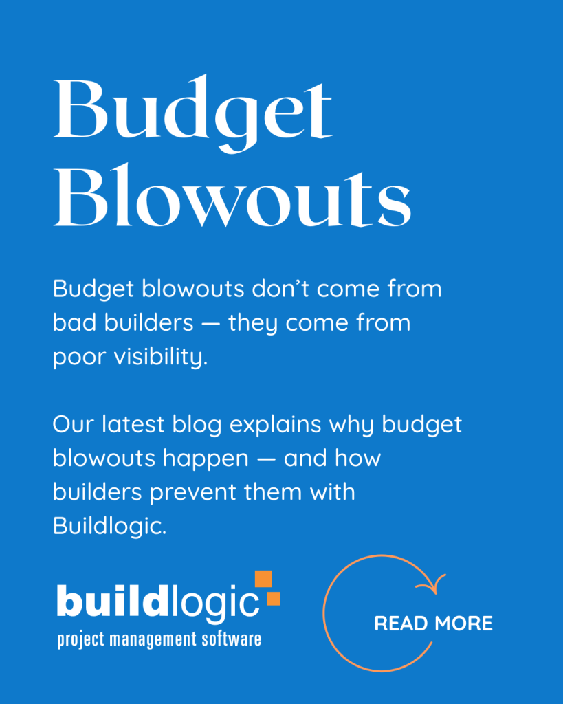 Budget blowouts in construction management