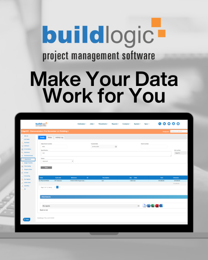 Reporting - Adjustments & Budget Transfers